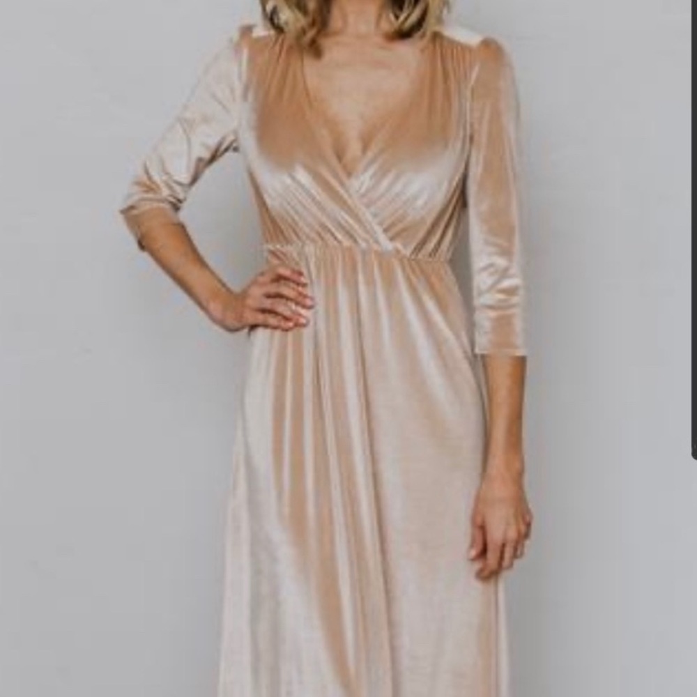 Baltic Born Sofia velvet maxi dress size L